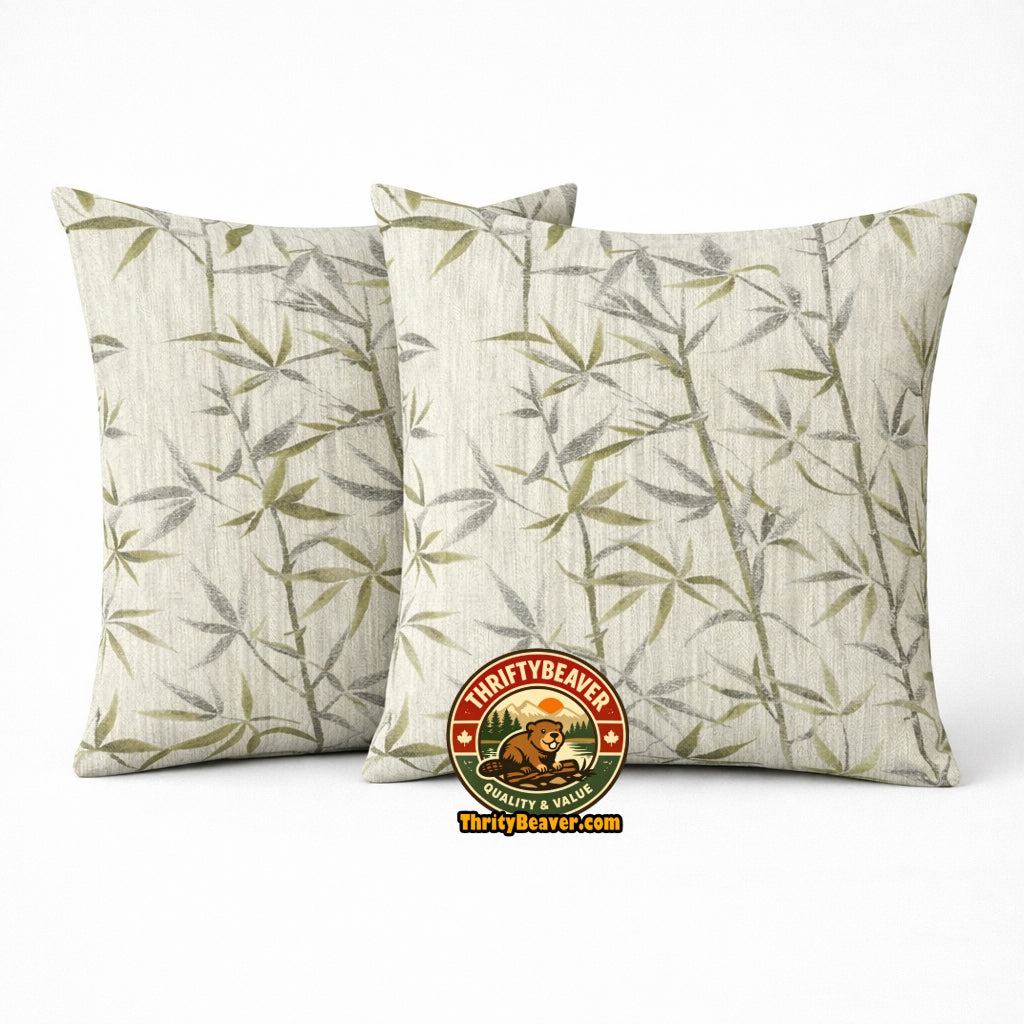 2 decorative cushions