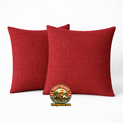 2 decorative cushions