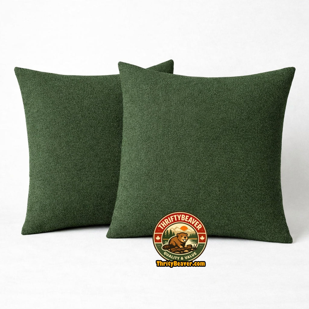 2 decorative cushions