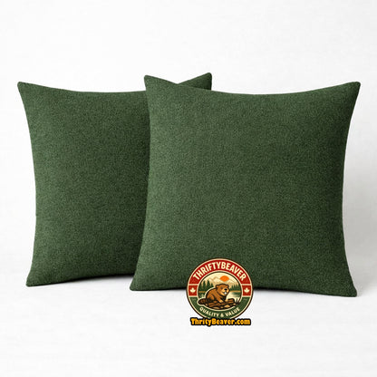 2 decorative cushions